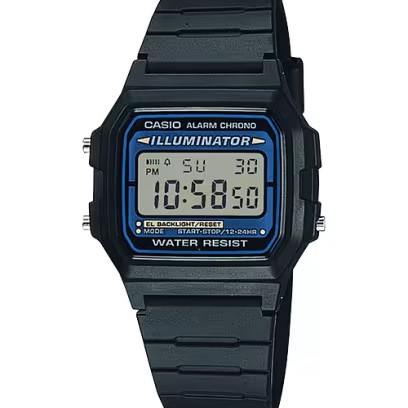 Relógio Casio F-105W-1AWYEF, um relógio prático e completo para todas as tarefas do dia-a-dia