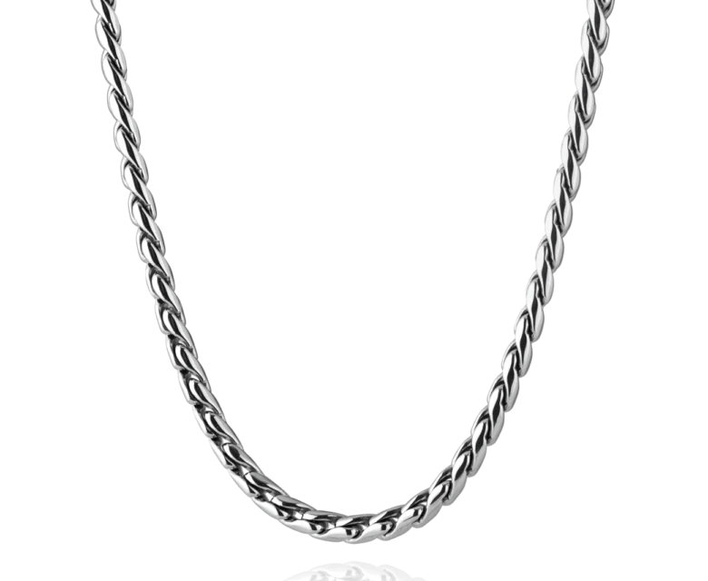 Colar Hassu 7HSS220630 em Aço inoxidável. A peça que lhe faltava para dar brilho ao seu dia-a-dia