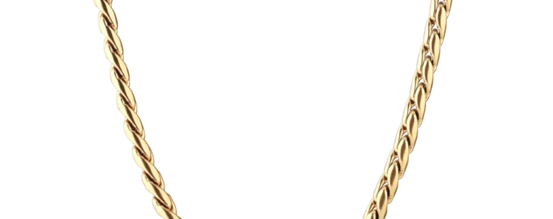 Colar Hassu Golden 7HSS220630B em Aço Inoxidável Dourado. A peça perfeita para o seu dia-a-dia