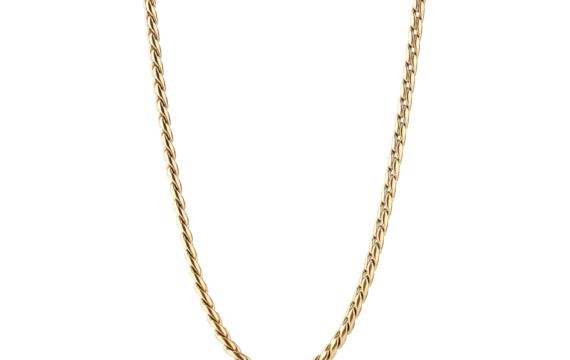 Colar Hassu Golden 7HSS220630B em Aço Inoxidável Dourado. A peça perfeita para o seu dia-a-dia