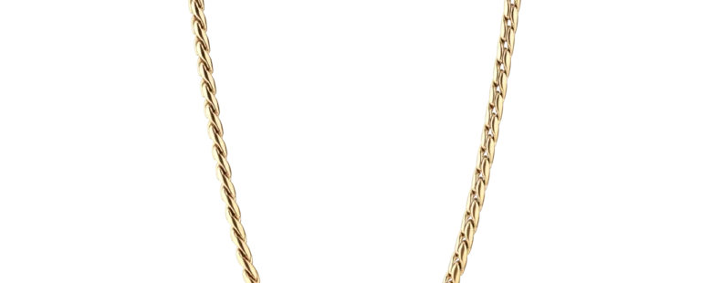 Colar Hassu Golden 7HSS220630B em Aço Inoxidável Dourado. A peça perfeita para o seu dia-a-dia