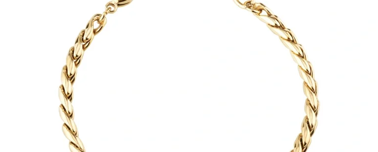 Pulseira Hassu Golden 7HSS220630C em Aço Inoxidável e acabamento em Dourado. A peça perfeita para utilizar no seu dia-a-dia